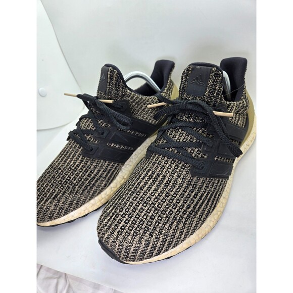 Adidas Ultraboost 4.0 Shoes Men\'s 9.5 Dark Mocha Gold Running Athletic Sneakers main image 3